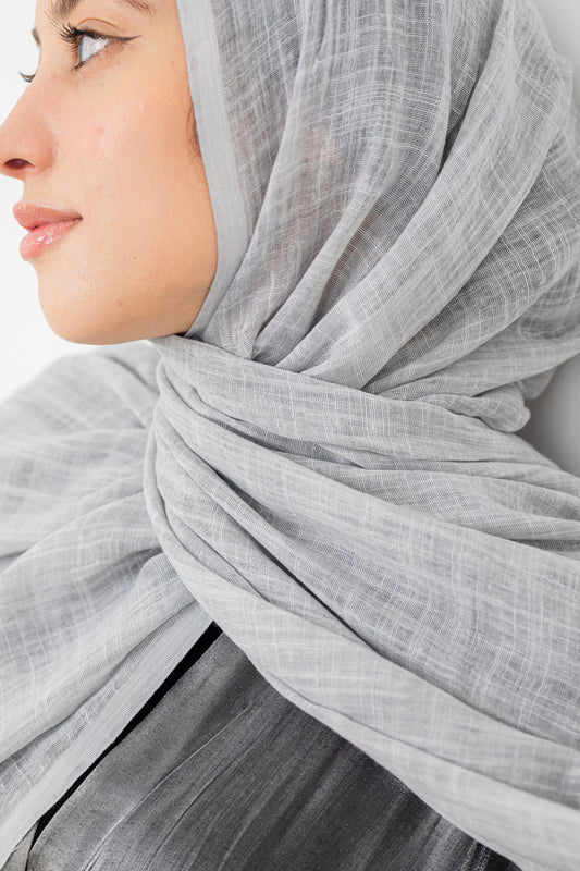 Light Grey Pure Linen