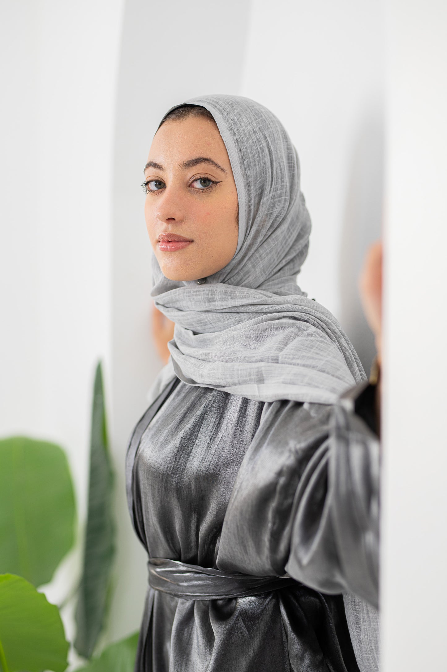 Light Grey Pure Linen