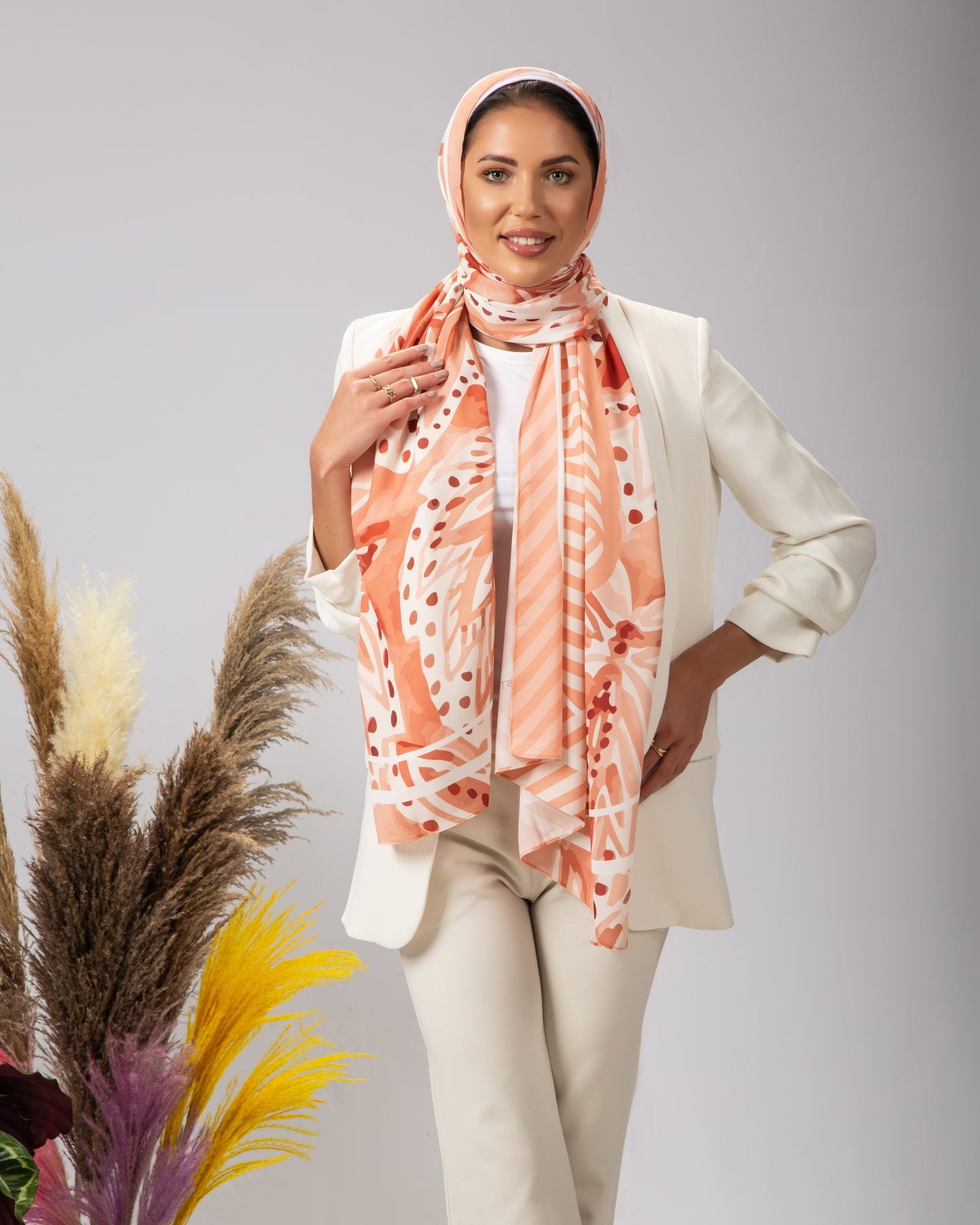 Elegant Pearl Chiffon