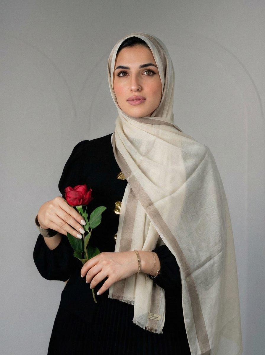 Cotton Stan Strip Beige