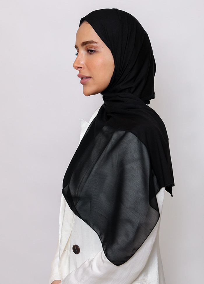 Half Chiffon Half Cotton