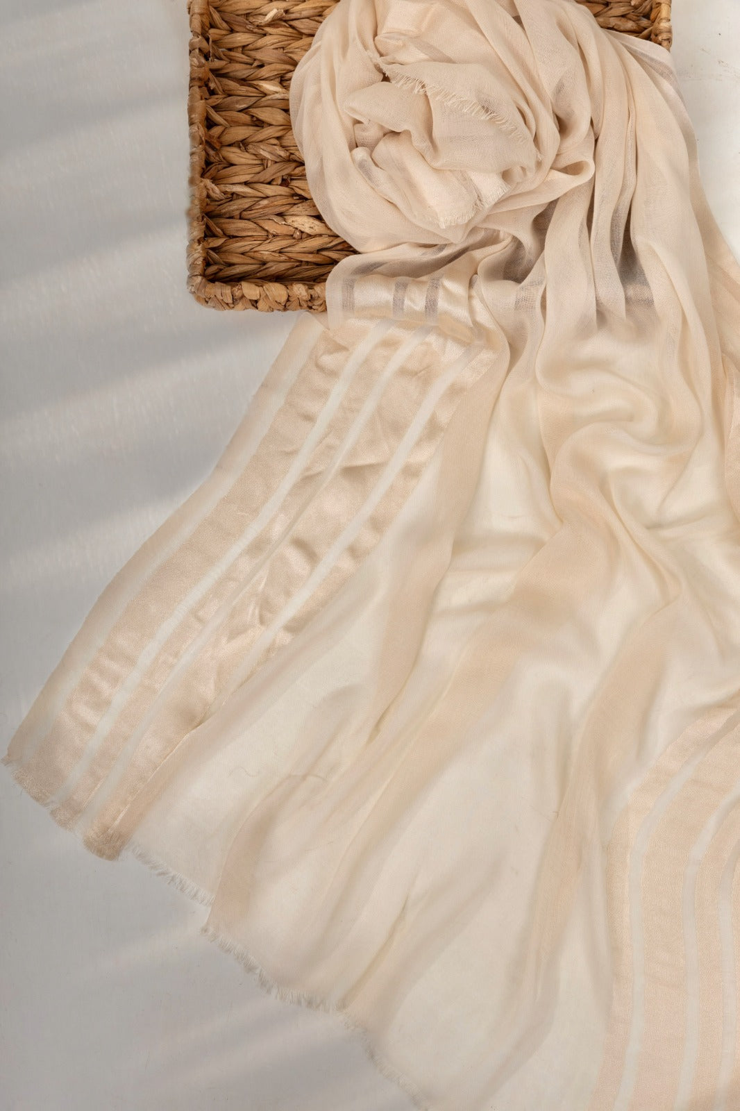 Linen Cotton With Satin