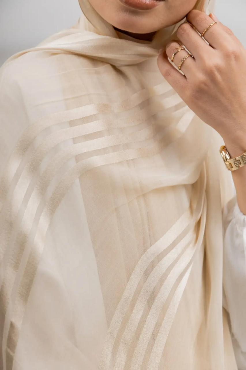 Linen Cotton With Satin