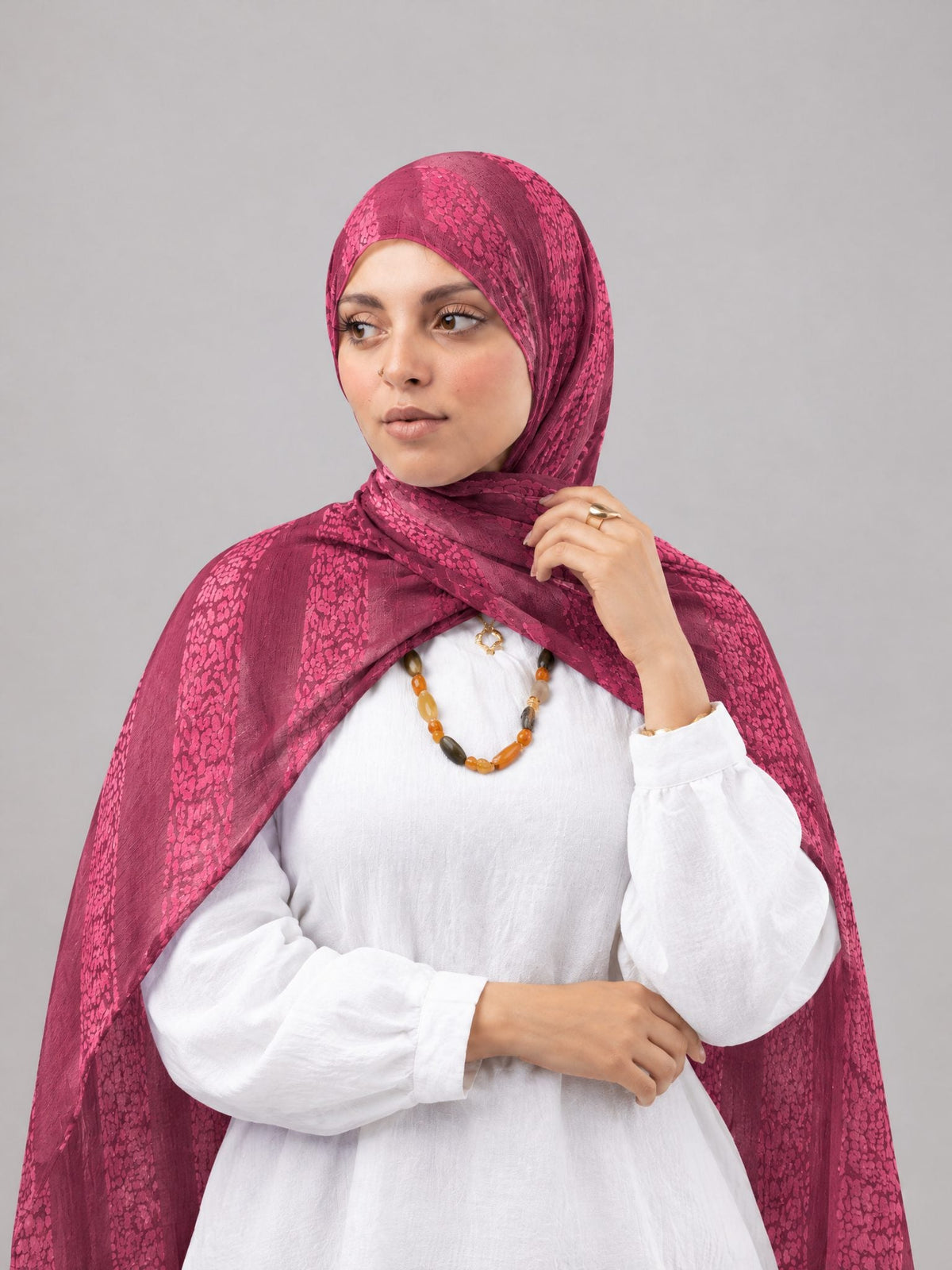 Leopard Cotton Scarf - Nbitti
