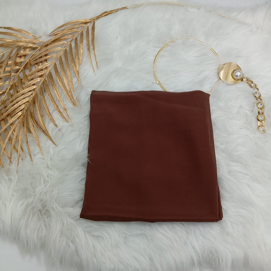 Squares Plain Chiffon Scarf