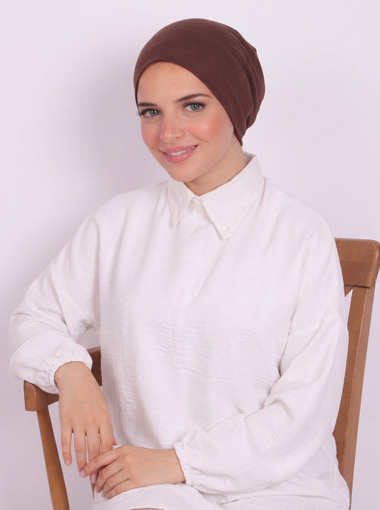 Seamless Bonnet - Brown