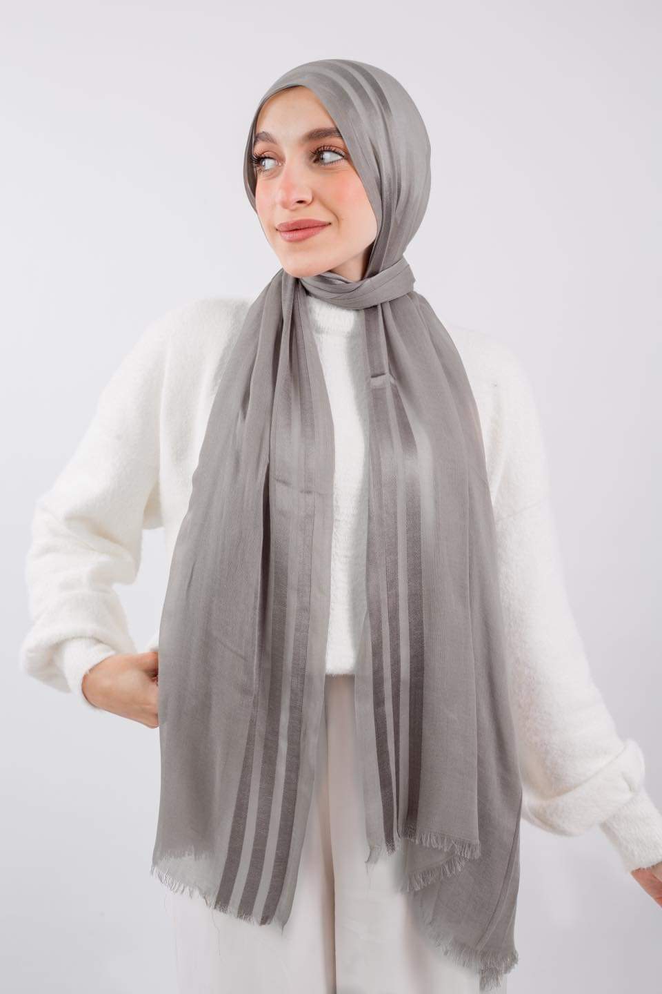 Linen Cotton With Satin