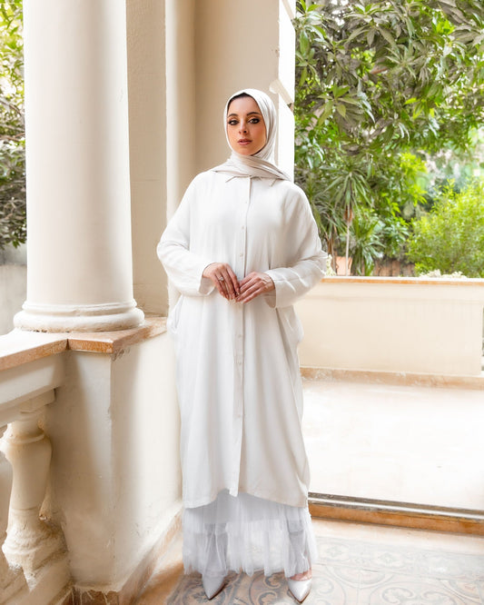 Extenstion long skirt with toll