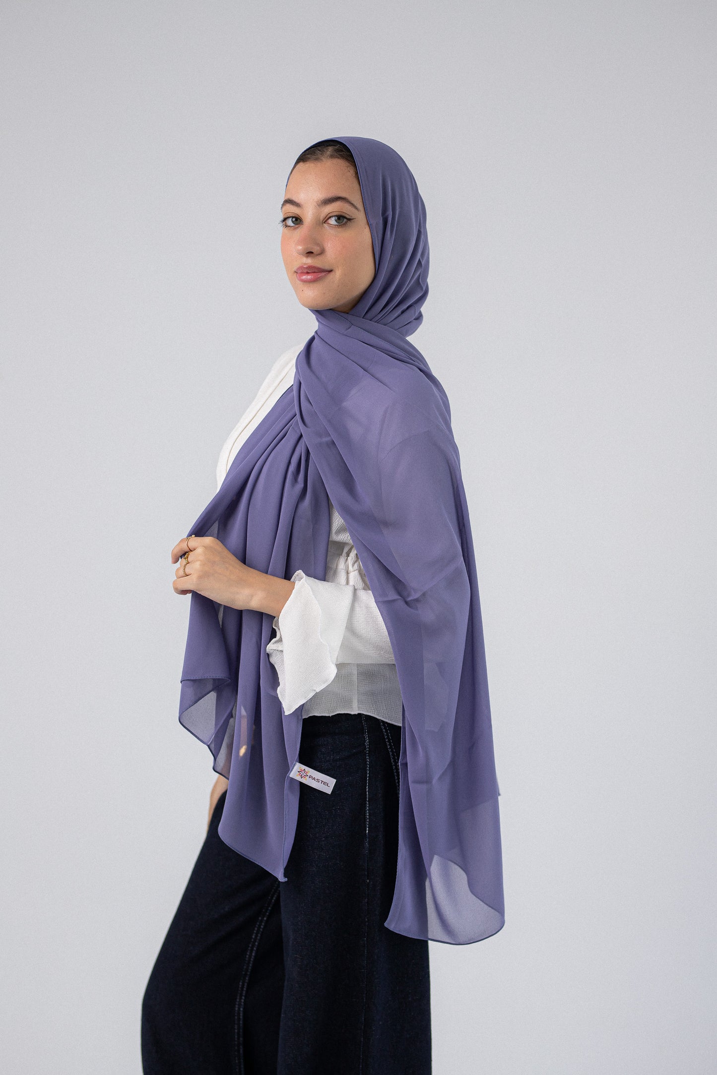 Plain Chiffon Lavander