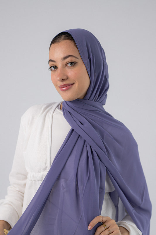 Plain Chiffon Lavander