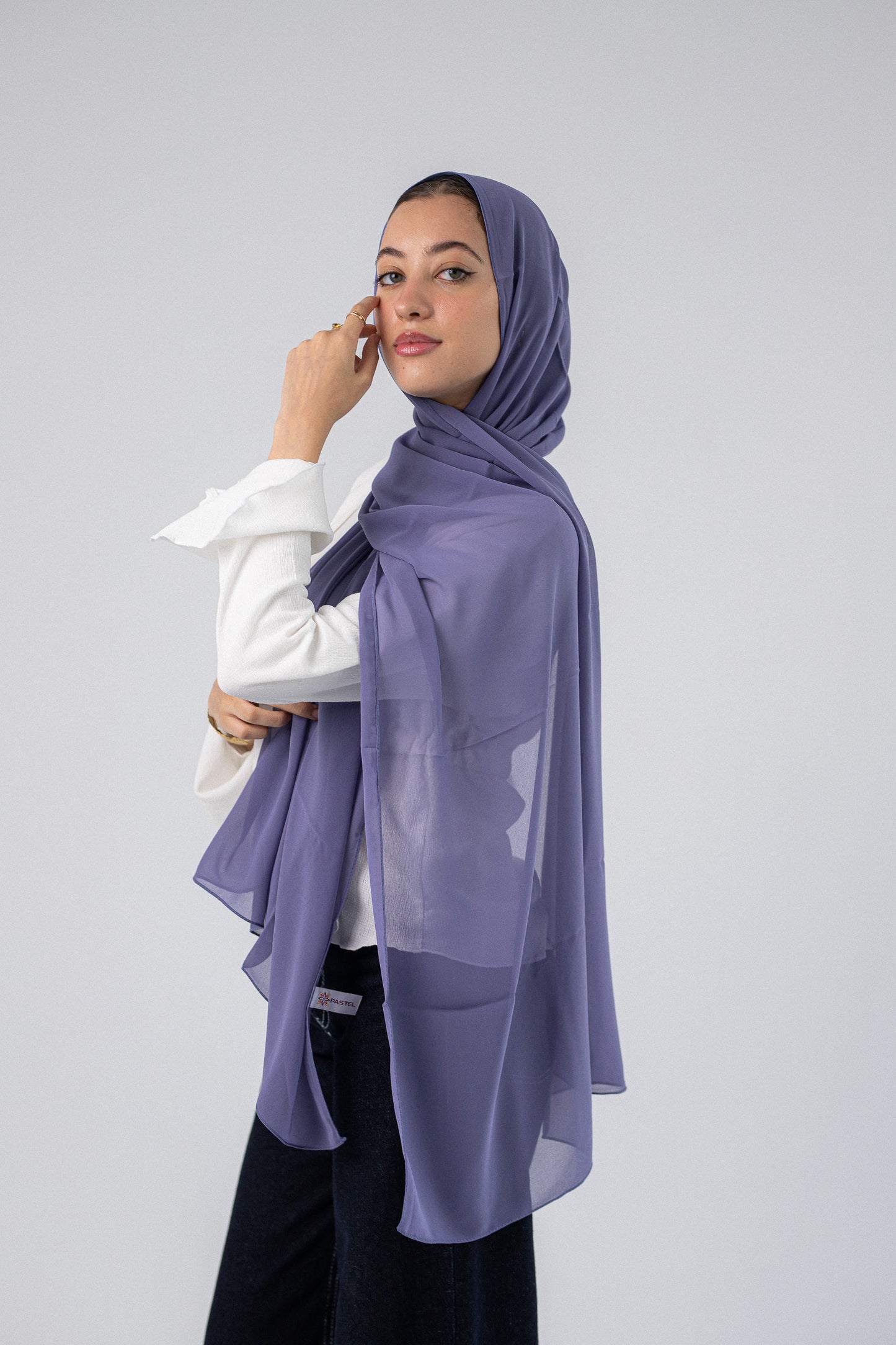 Plain Chiffon Lavander