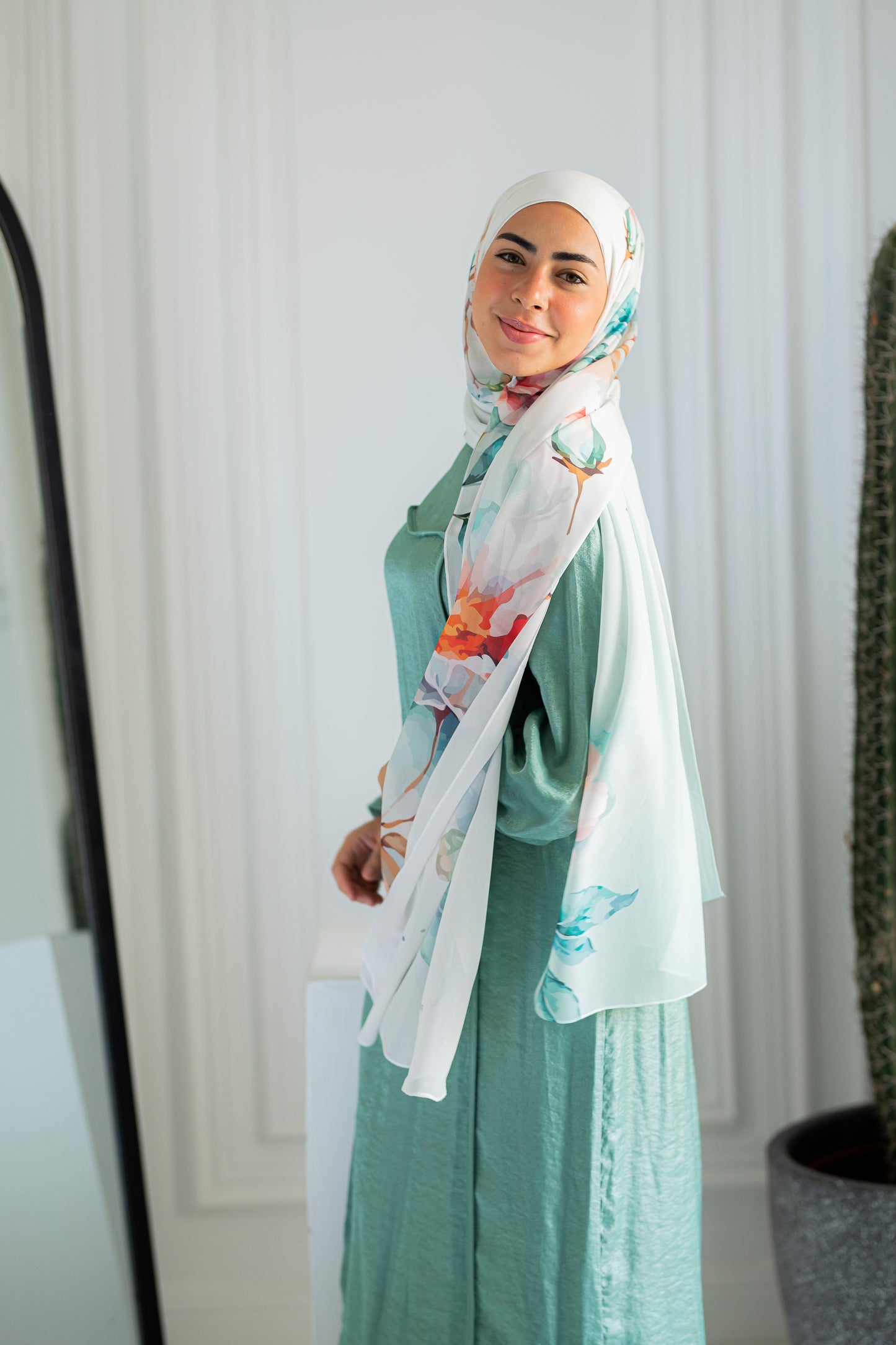 Crimson Charm Chiffon