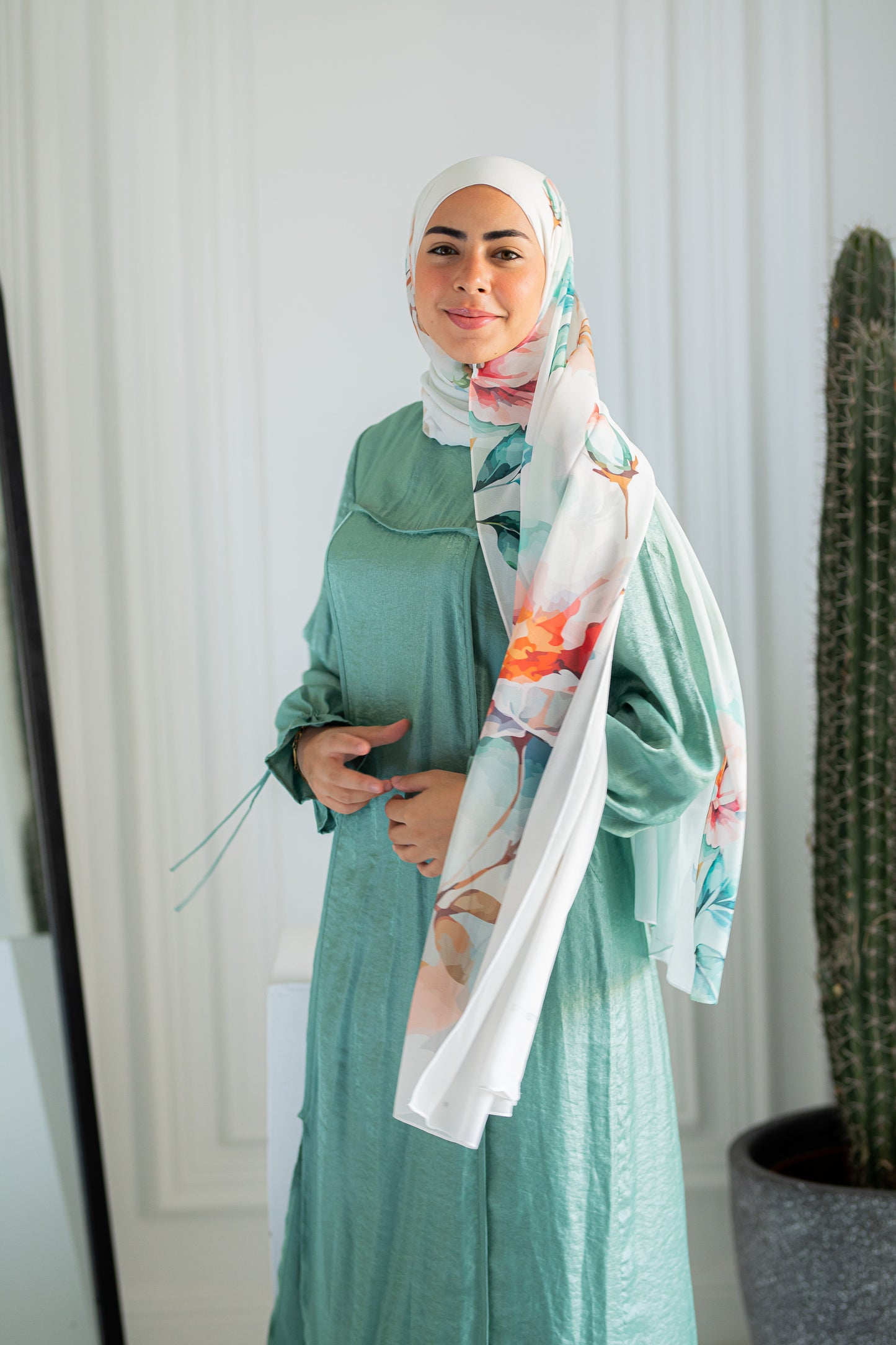 Crimson Charm Chiffon