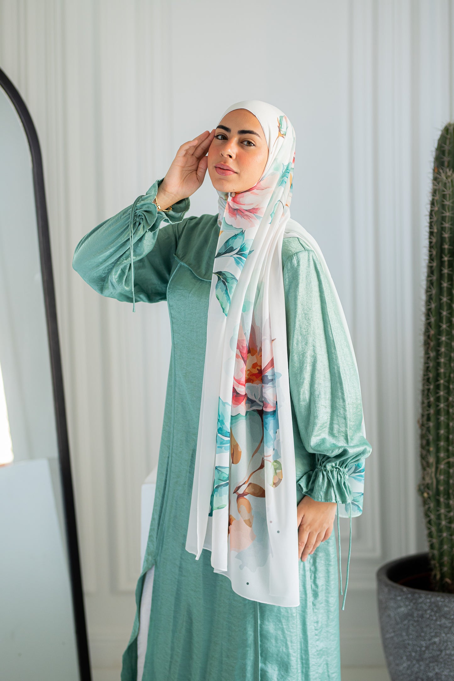 Crimson Charm Chiffon