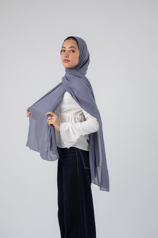 Plain Chiffon A4 Cool Gray