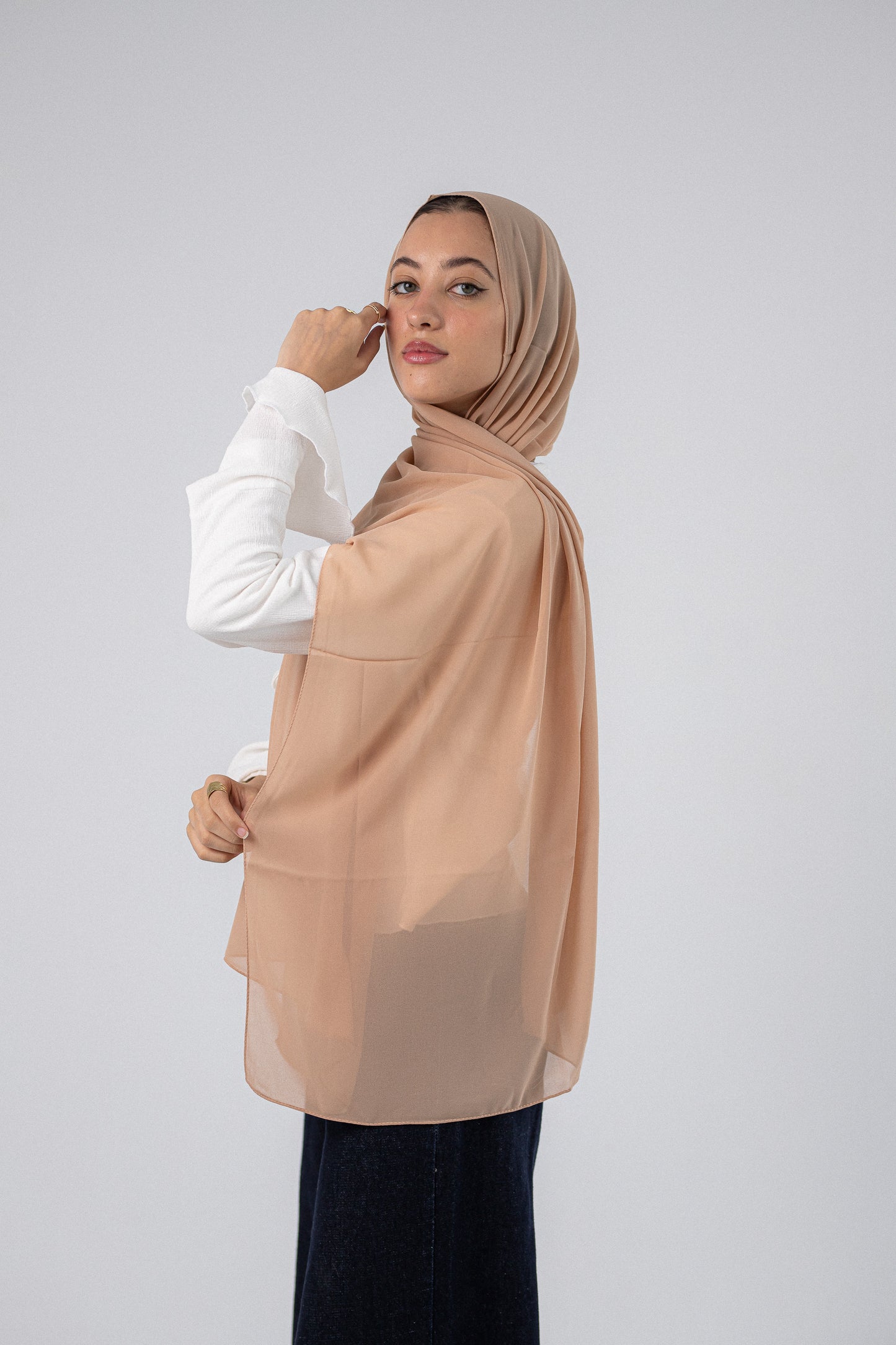 Plain Chiffon Caramel Dust