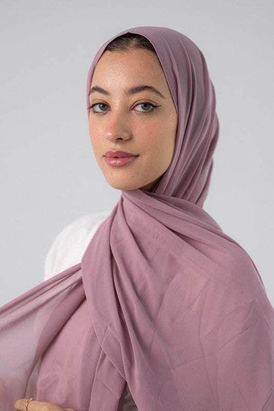 Plain Chiffon A4 Light Purple