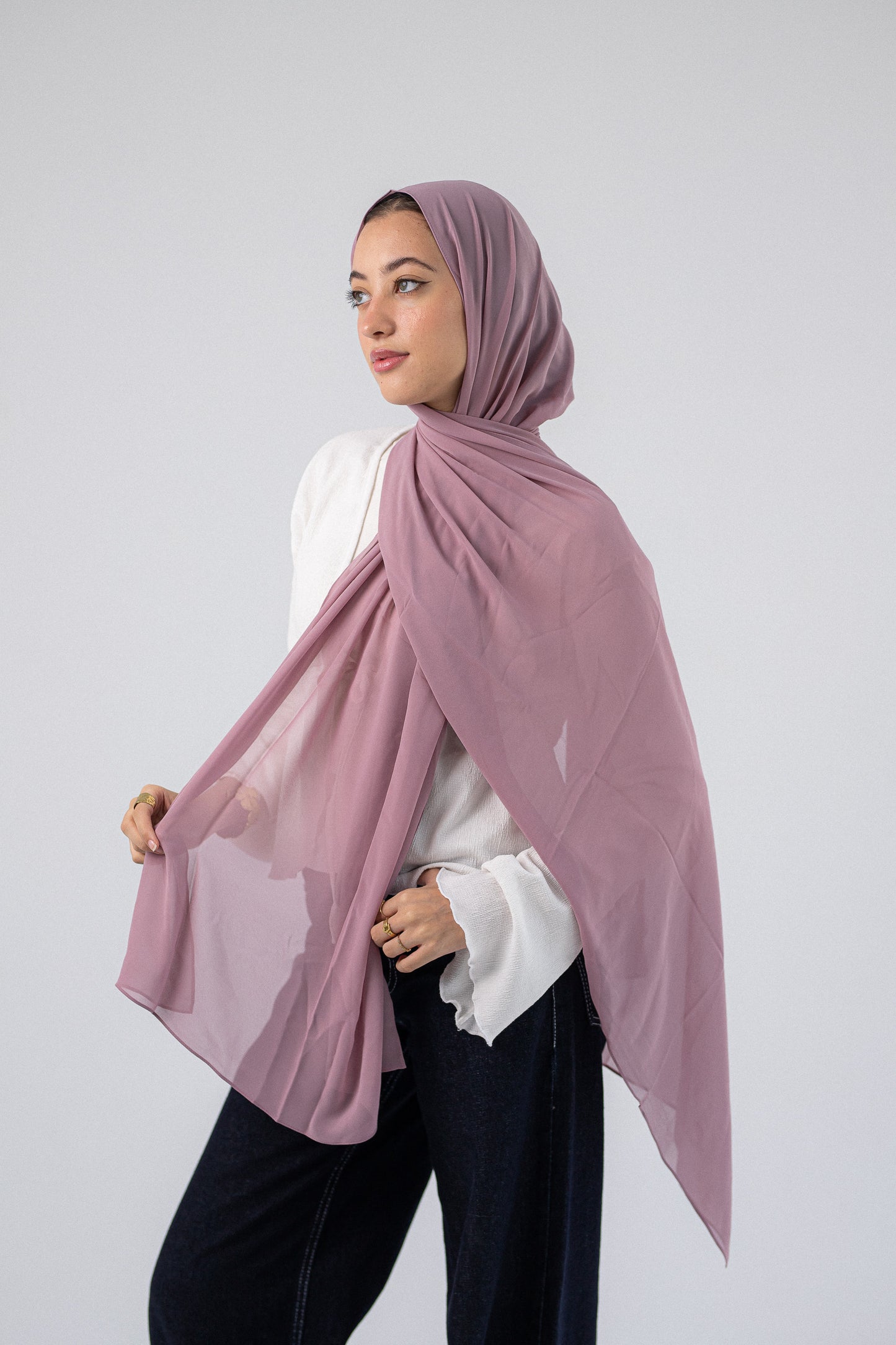 Plain Chiffon A4 Light Purple
