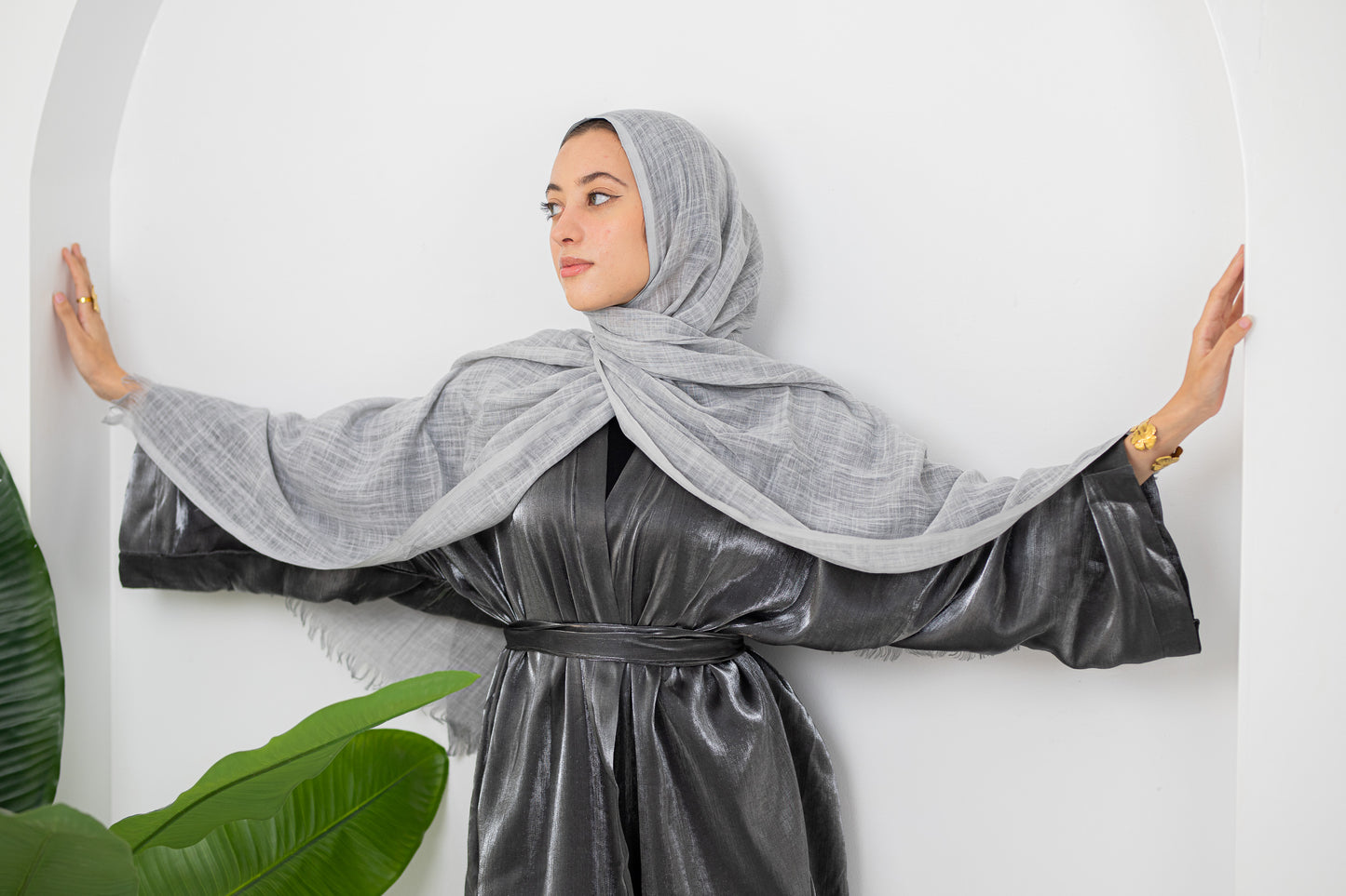 Light Grey Pure Linen