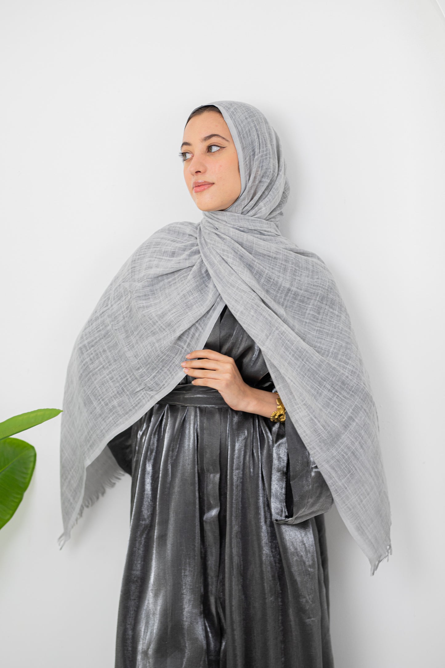 Light Grey Pure Linen