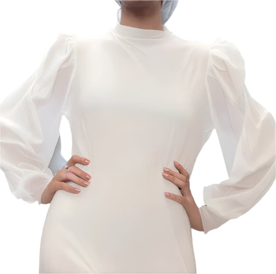 Under Shirt With Puff Sleeves