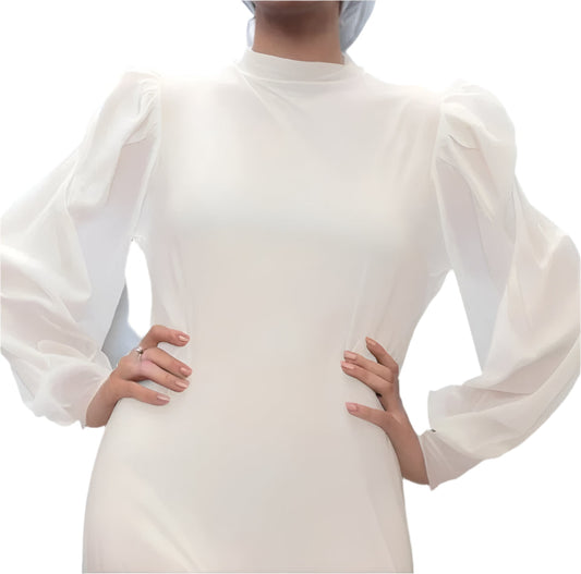 Under Shirt With Puff Sleeves