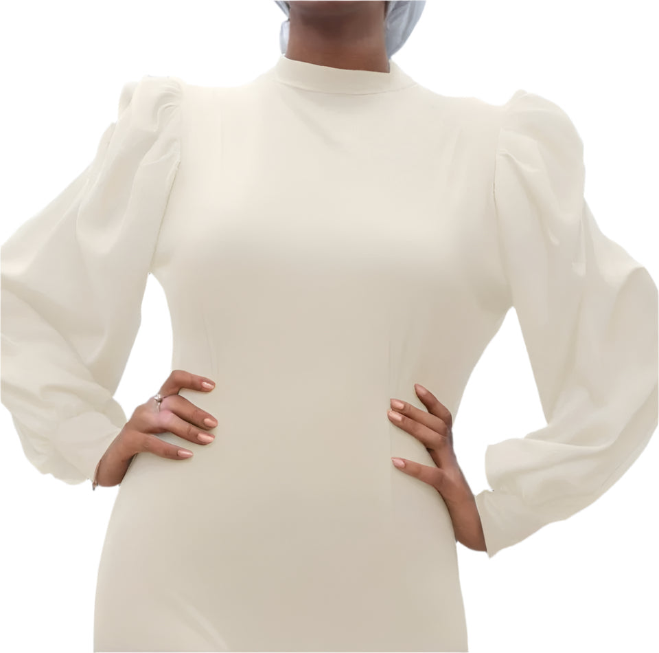 Under Shirt With Puff Sleeves