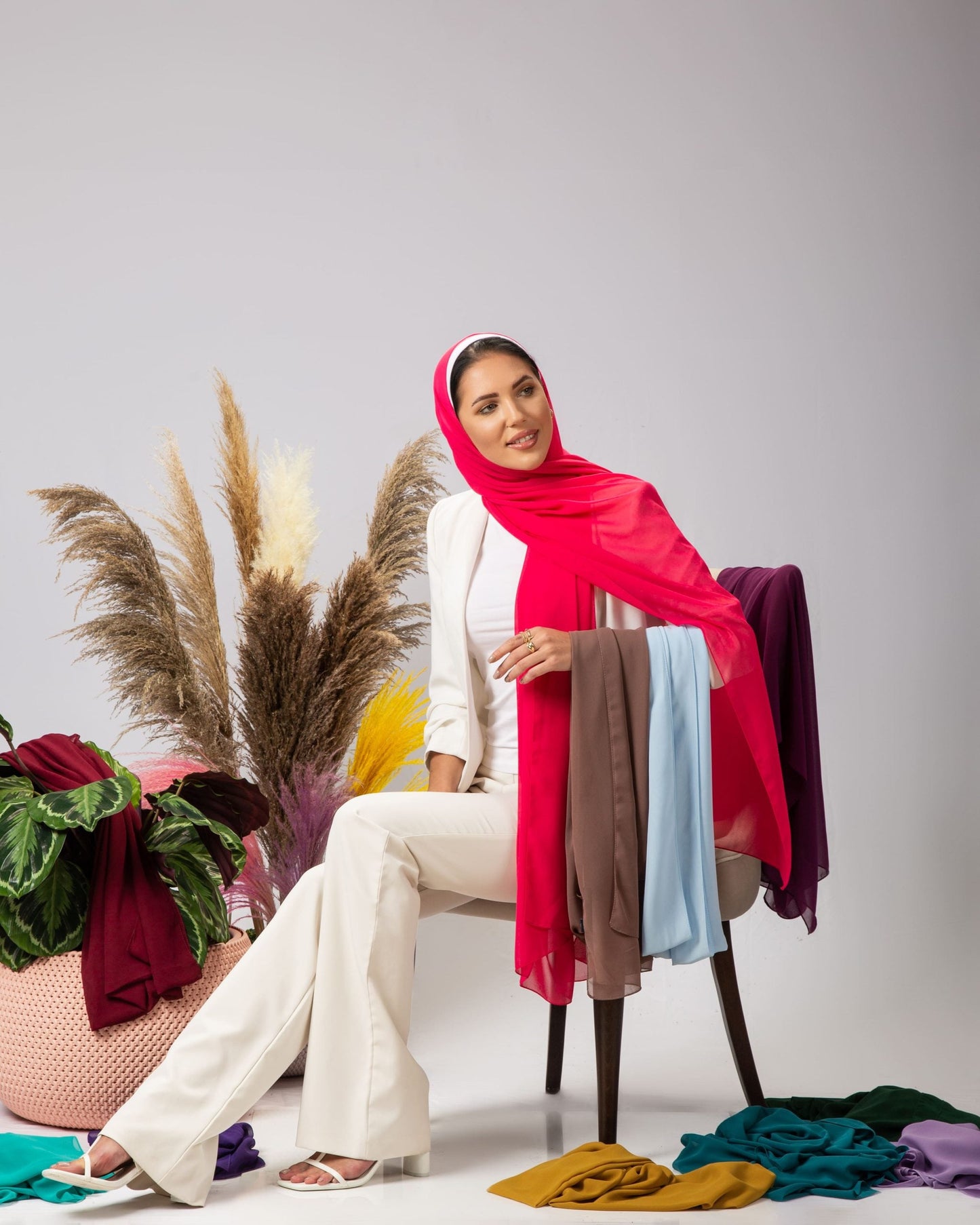 Vaile Anti Slippery Chiffon