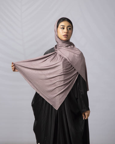 Plain Cotton Double Stretch Kuawiti Hijab