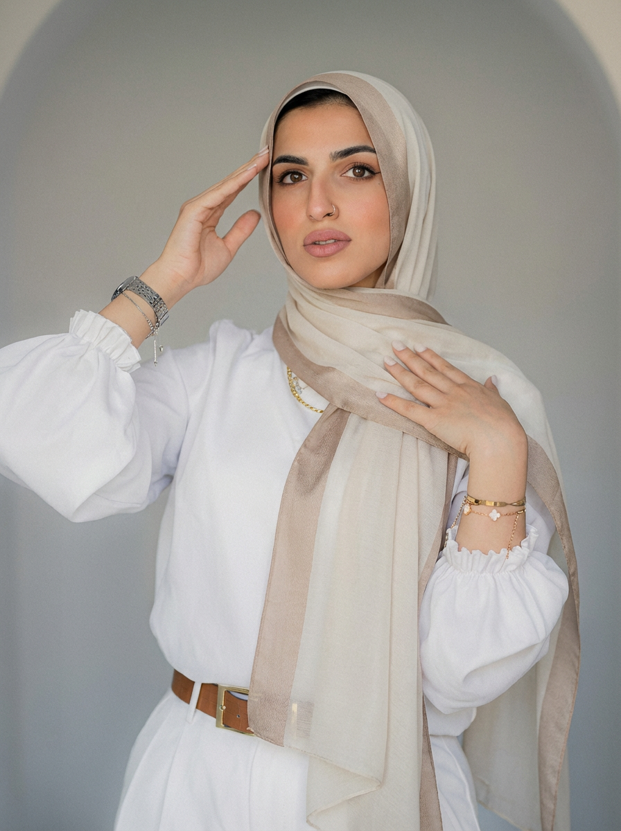 Cotton Stan Strip Beige