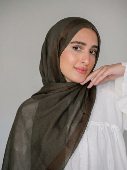 Cotton Stan Strip Brwon