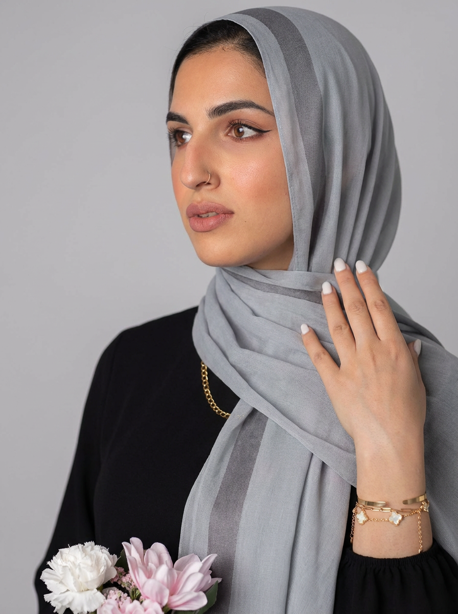 Cotton Stan Strip Grey