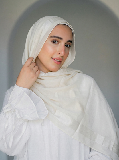 Cotton Stan Strip White