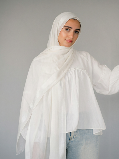 Cotton Stan Strip White