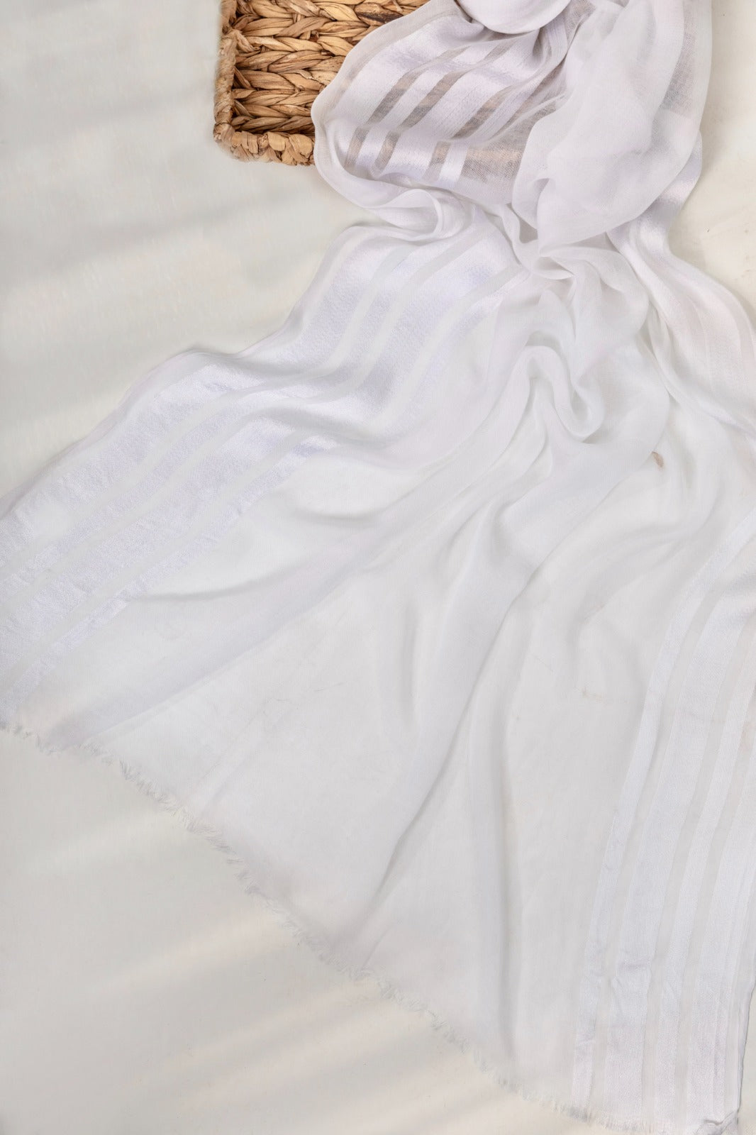 Linen Cotton With Satin