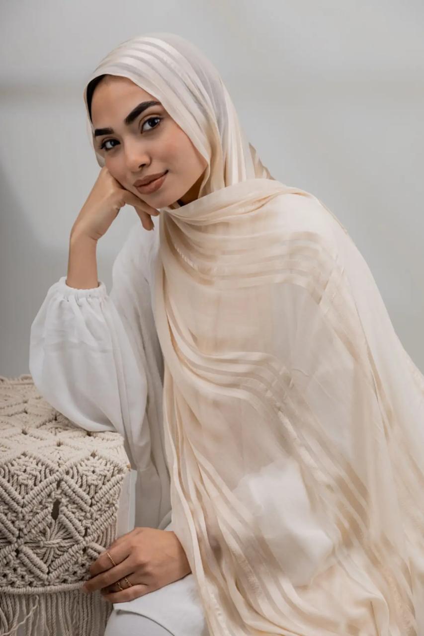 Linen Cotton With Satin