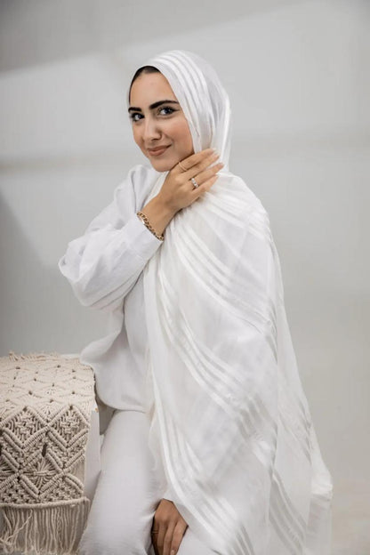 Linen Cotton With Satin