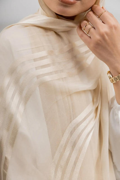 Linen Cotton With Satin