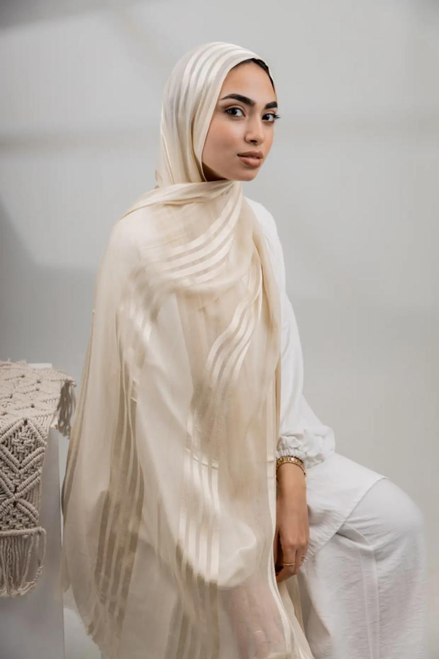 Linen Cotton With Satin