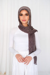 Printed Kashmiri Line Grid