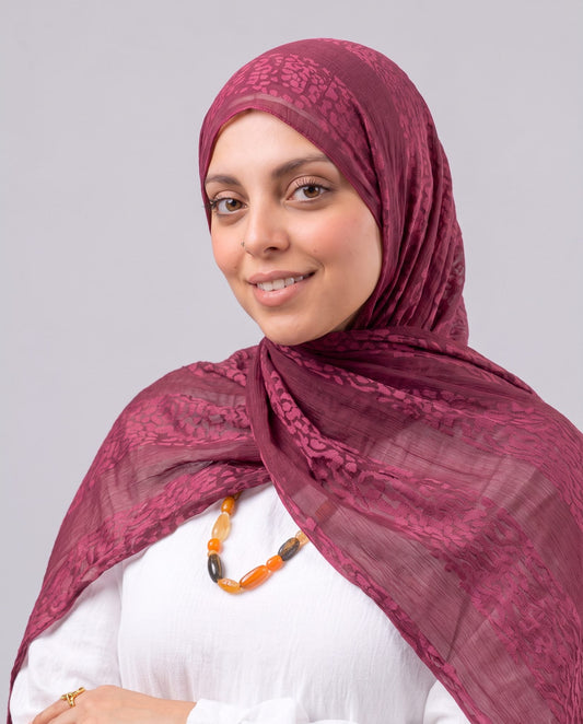 Leopard Cotton Scarf - Nbitti