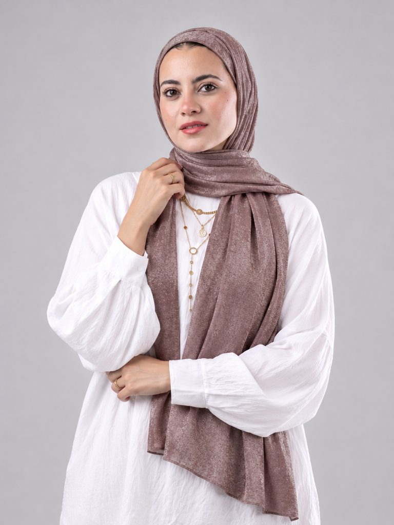 Soft Crinkle Scarf in Pink #Color_Pink