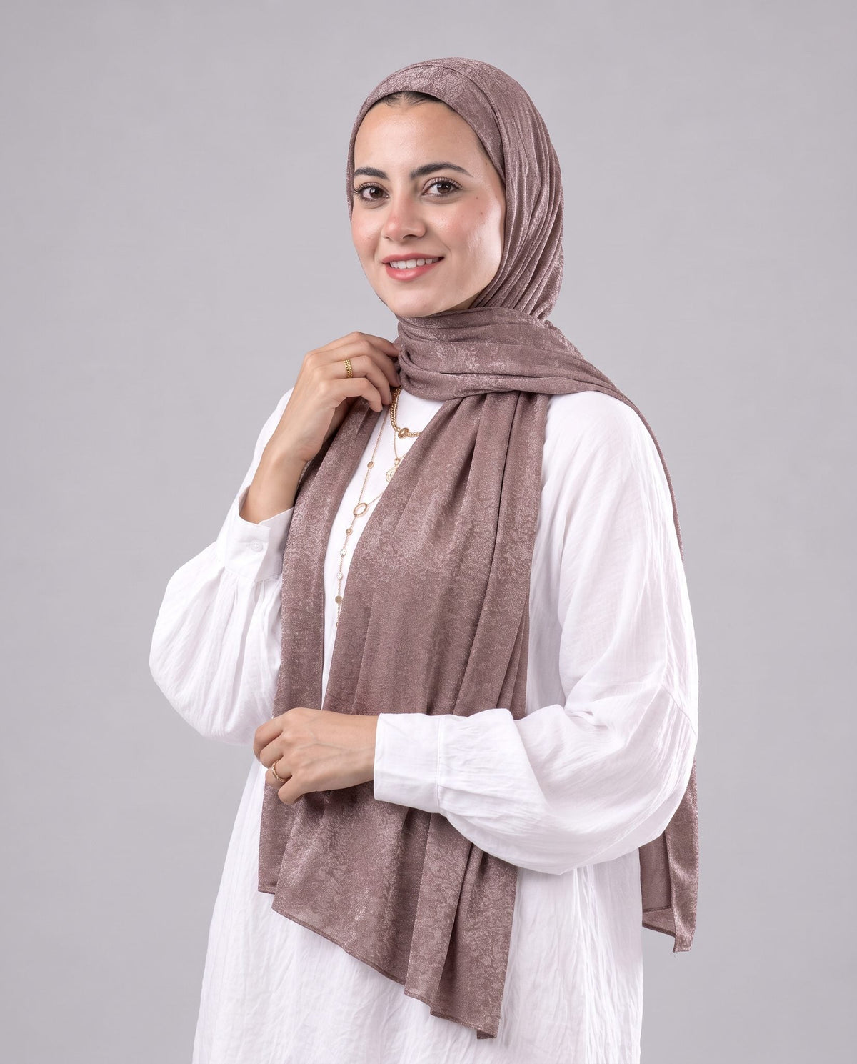 Soft Crinkle Scarf in Pink #Color_Pink