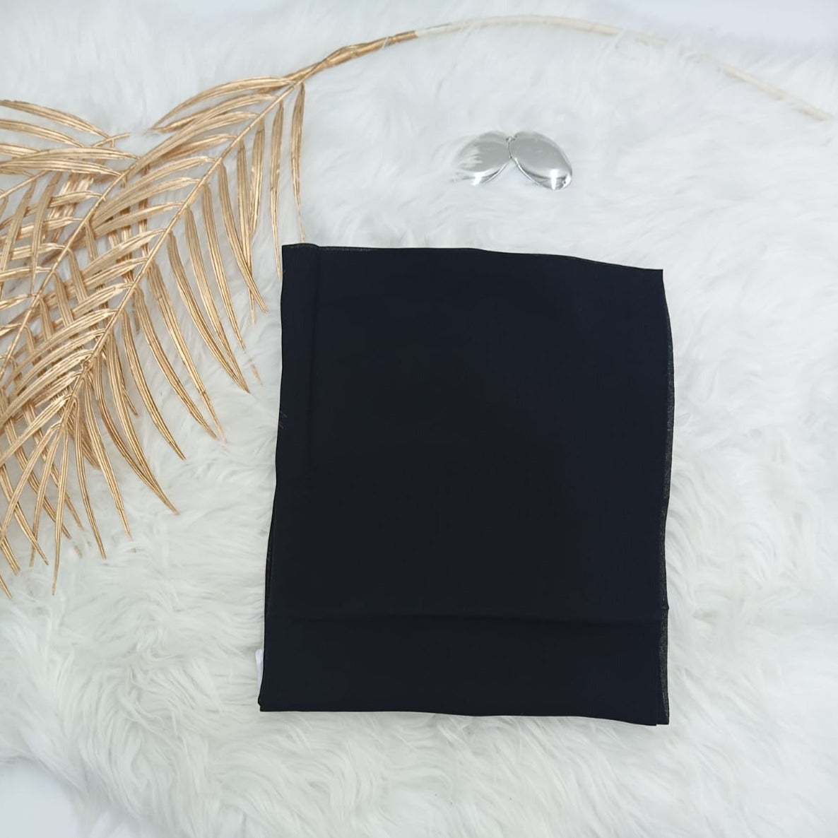 Squares Plain Chiffon Scarf