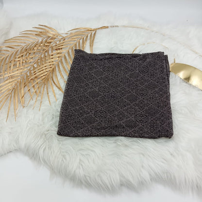 Printed Kashmiri Line Grid