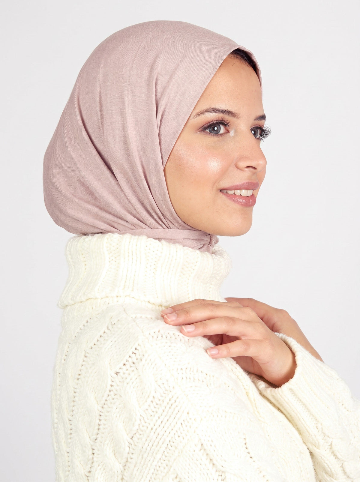 Ready Two Snap Hijab - Beige