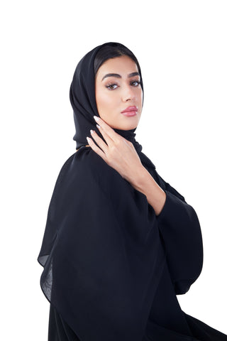 Plain Chiffon Abayaa