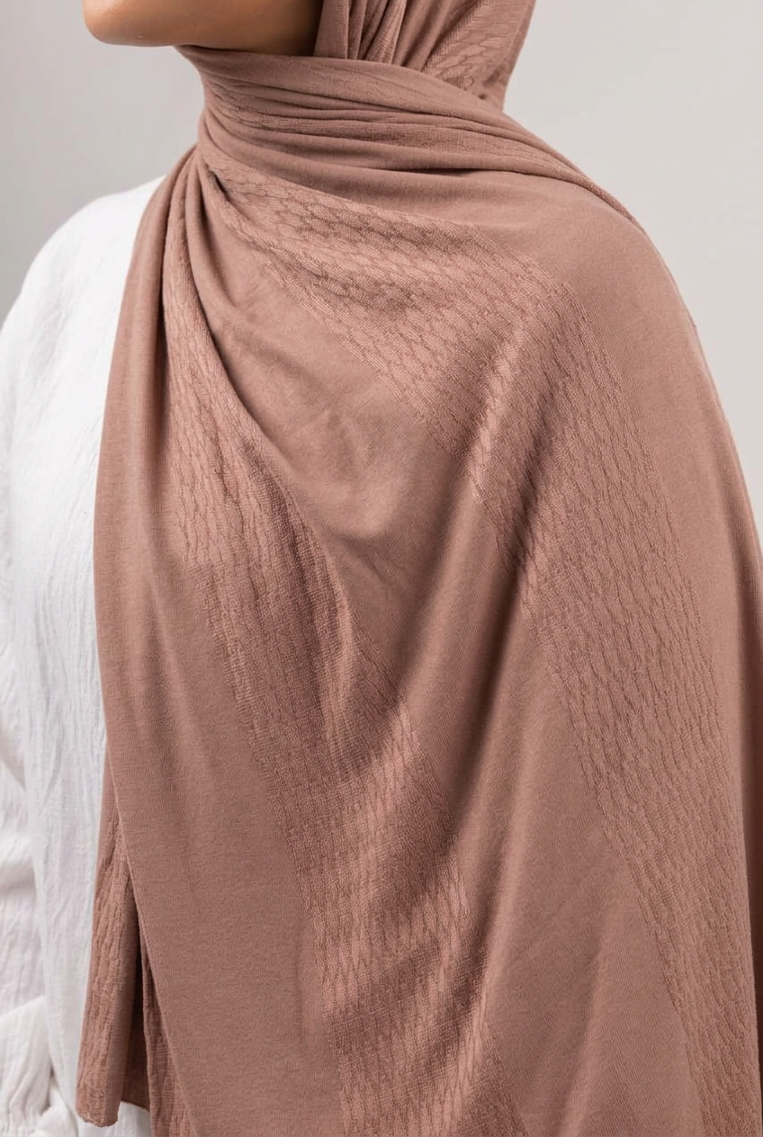 Desert Scale Kuwaiti Scarf - Light Brown