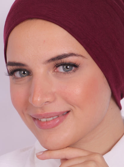 Seamless Bonnet - Burgundy