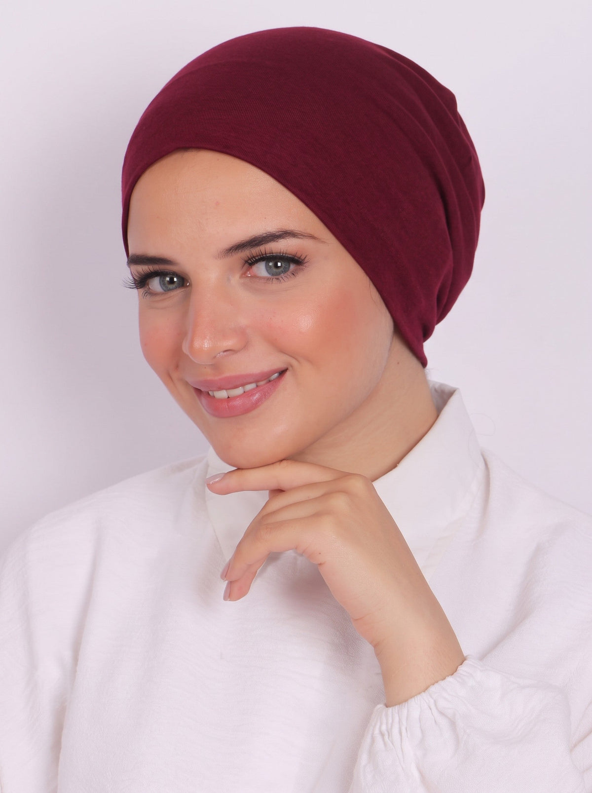Seamless Bonnet - Burgundy